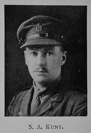 Kuny S A Major Royal Army Medical Corps