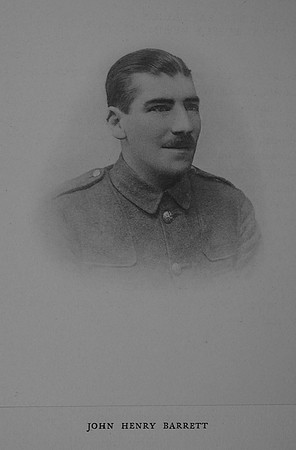 Barrett J H Sergt 5/1887 5th Royal Sussex Regiment