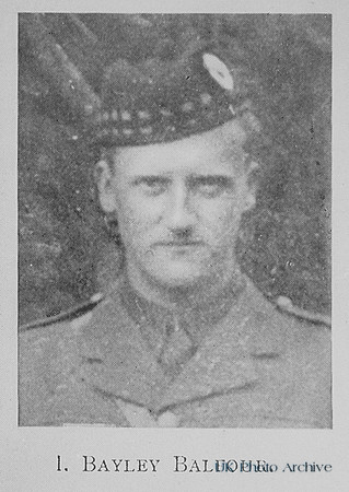 Balfour I B Lt 14th Royal Scots Attd 1st Kings Own Scottish Borderers