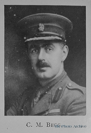 Begg C M Col Croix De Guerre NZ Medical Corps