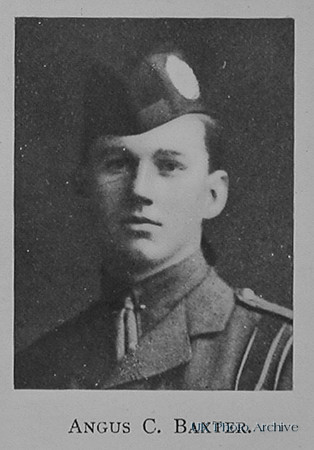 Baxter A C 2nd Lt 4th Cameron Highlanders
