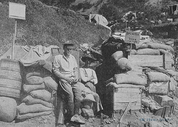 An Australian Dug Out At Gallipoli Called Splinter Villa