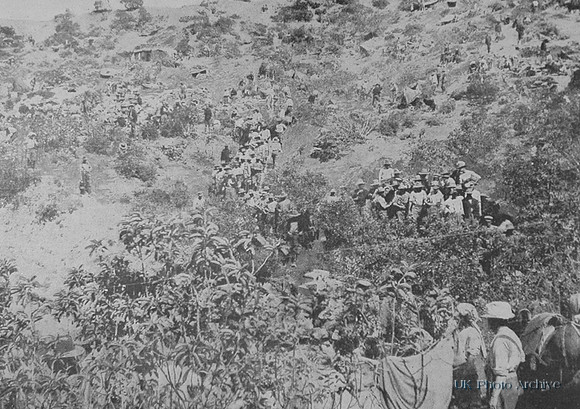 Anzacs In Their Camp On The Cheshire Ridge Gallipoli