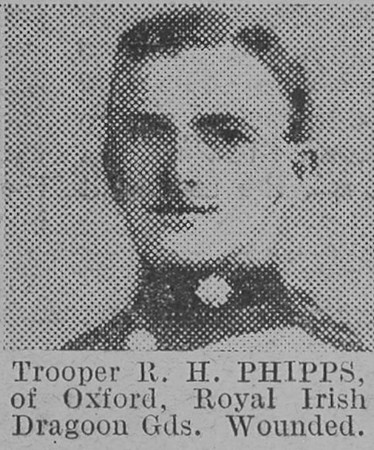 Phipps R H Tpr 4th (Royal Irish) Dragoon Guards The Vivid 27th Feb 1915