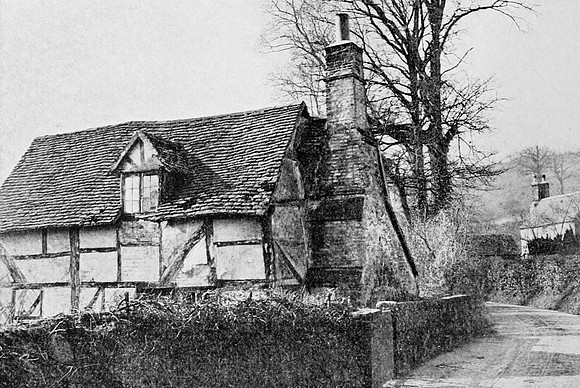 Half Timbered Cottage Hambledon 1904
