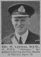 Lawman H Cdr DSO HMS Hotspur Royal Navy