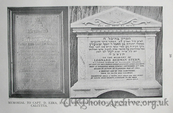 British Jewry Book Of Honour Page 39