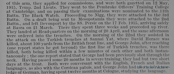 Anderson D H 2nd Lt 2nd Black Watch Obit Part 2