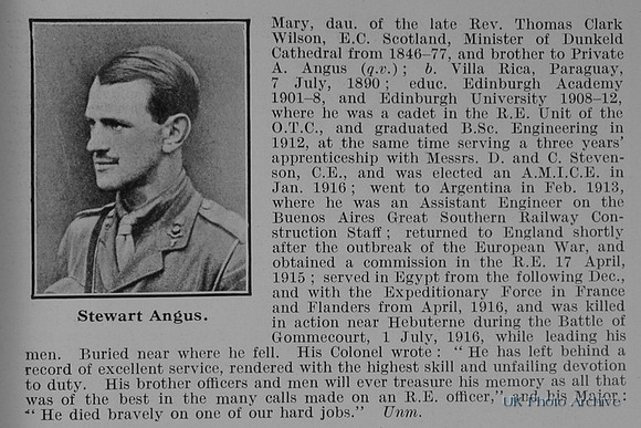 Angus S 2nd Lt Royal Engineers Obit Part 2