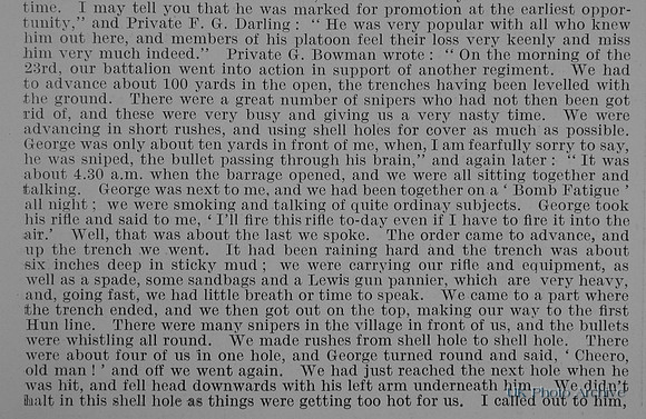 Barnes G E Pte 7280 1st Honourable Artillery Company Obit Part 2