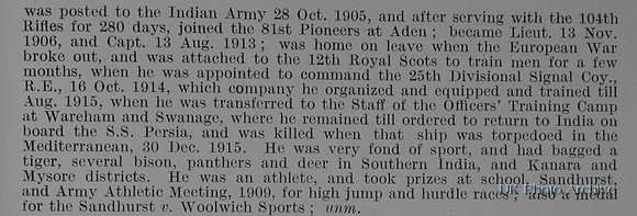 Bean M G Captain Indian Army Obit Part 2