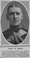 Bailey G Major Indian Army The Sphere 1st Jan 1916