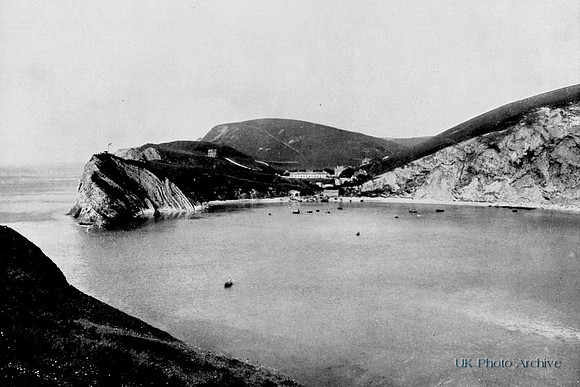 Lulworth Cove And Village 1890s
