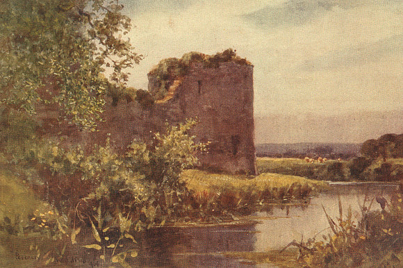 Pevensey Castle Sussex 1904