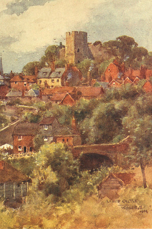 Lewes Castle Sussex 1904