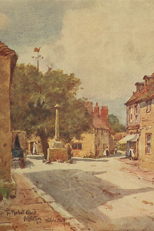 Market Cross Alfriston Sussex 1904