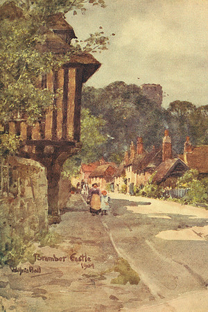 Bramber Castle Sussex 1904