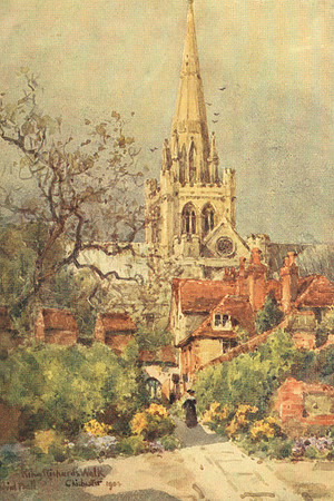 King Richards Walk Chichester Sussex 1908
