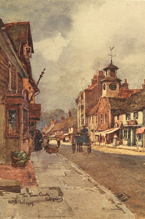 The Town Clock Steyning Sussex 1904