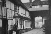The Courtyard Of The Talbot Inn Ripley Surrey 1940s