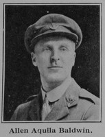 Baldwin A A Lt 5th Loyal North Lancs Regiment