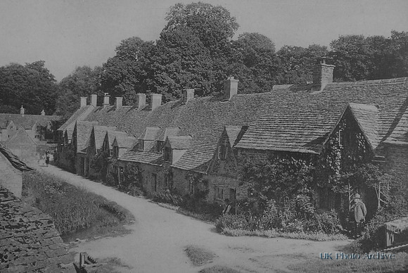 Arlington Row Bibury Gloucestershire 1930s