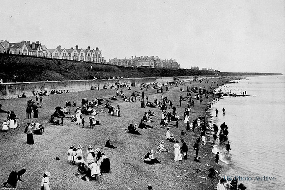 On The Beach Clacton On Sea 1890s