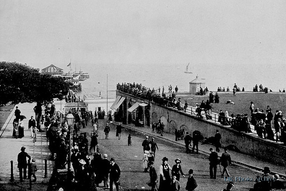 The Approach To The Pier Clacton On Sea 1890s