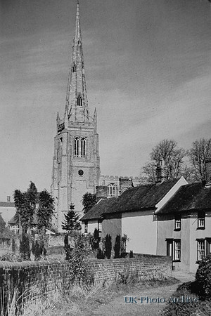 Thaxted Church Essex 1940s