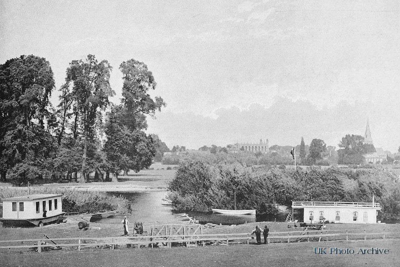 Distant View Of Eton College From The Great Western Railway 1897