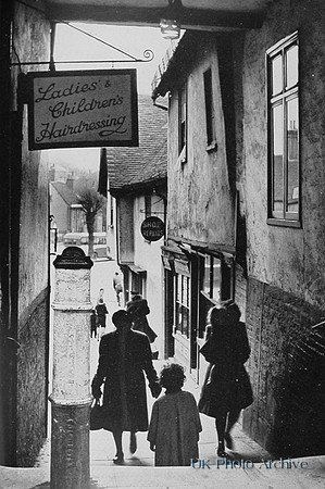 A Tudor Alleyway In Colchester Essex 1940s