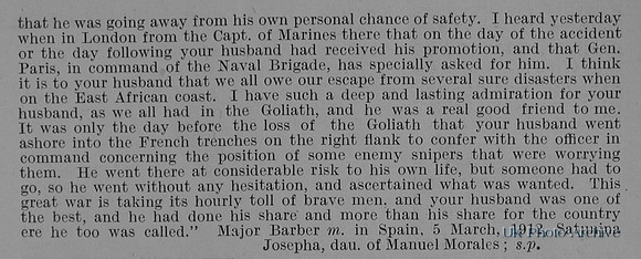 Barber C F Major  Royal Marine Light Infantry Obit Part 2
