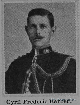 Barber C F Major  Royal Marine Light Infantry
