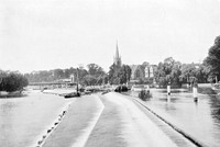 The Bridge And Weir Great Marlow 1890s
