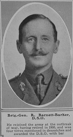 Barnett-Barker R Brig Gen DSO General Staff The Sphere 25th May 1918