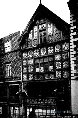 The Bear And Billet Inn Chester 1891