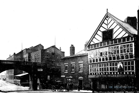 The Bear And Billet Inn Chester 1891