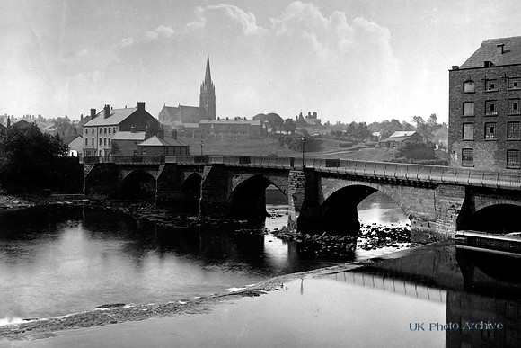 The Dee Bridge Chester 1891