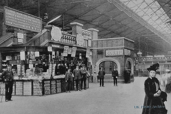 The Interior Of Chester Railway Station c.1900