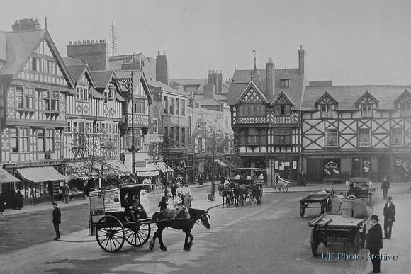 Market Square Chester c.1900