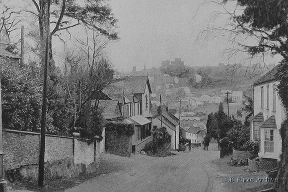 Launceston With Its Castle 1920s