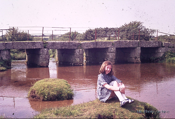 Clapper Bridge St Breward Cornwall 1974