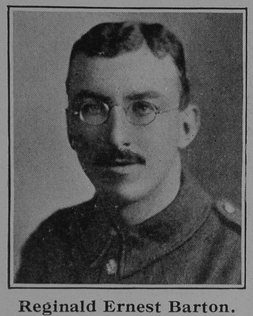 Barton R E Sergt 1st London Regiment