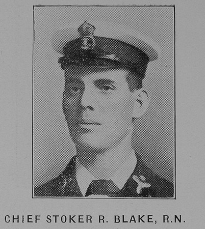Blake R Chief Stoker 172821 HMS Derwent Royal Navy