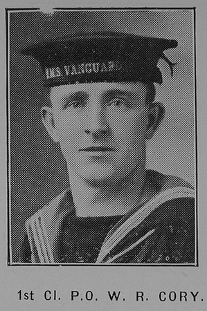 Cory W R PO 237154 HMS Vanguard Royal Navy