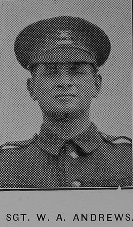 Andrews W A Sergt S-718 The Buffs (East Kent Regiment)