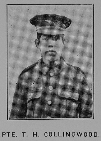 Collingwood T H Pte G-27655 12th Middlesex Regiment