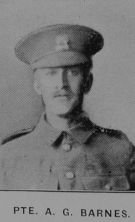 Barnes A G Pte G-18914 Royal West Kent Regiment
