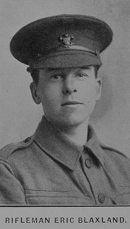 Blaxland E Rfn 535425 15th London Regiment (Prince of Wales' Own Civil Service Rifles)