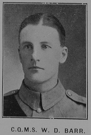 Barr W D Coy Qtr Mst Sergt 200524 4th East Kent Regiment
